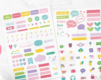 AGENDA STICKERS / planner stickers / stickers / 2022 / planner stickers / stickers / stickers