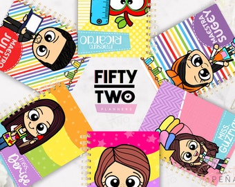 CUTE TEACHER COVERS / pretty covers for teacher 2023 / planner cover / agenda covers / pretty backgrounds