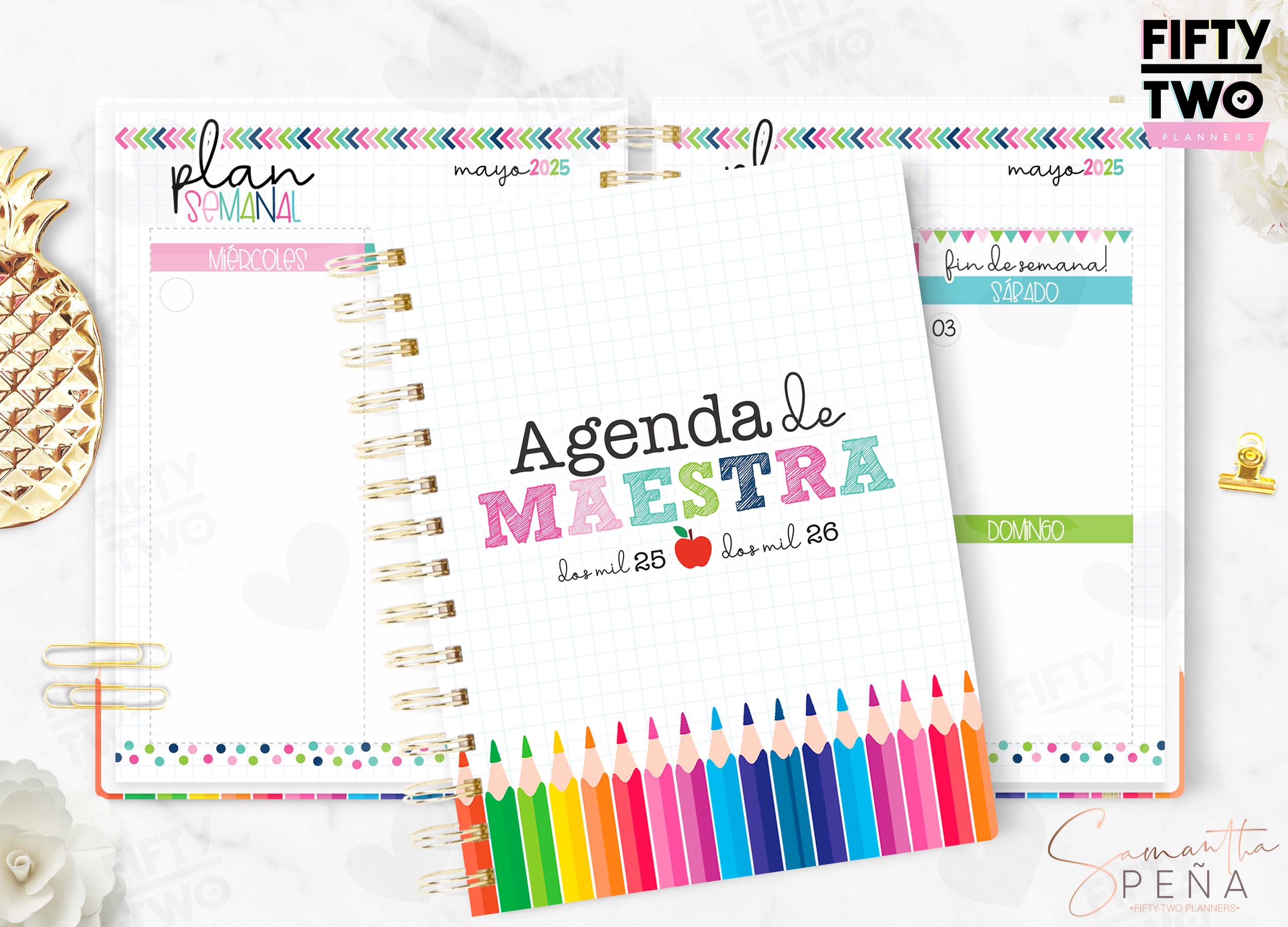 TEACHER'S DAY 2025 2026 printable planner - pocket size 11*14 cm - teacher planner / teacher planner / teacher gift