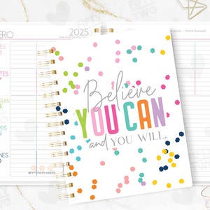 PRINTABLE COLORFUL PLANNER 2025 / Planner / Printable planner inserts / 2025 planner / 2025 planner in spanish / 2025