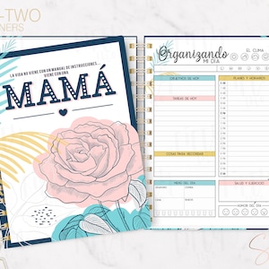 PLANEADOR PARA MAMÁ / agenda perpetua / planeador imprimible /Pdf Imprimible / Descarga Instantánea / Agenda sin fechas /