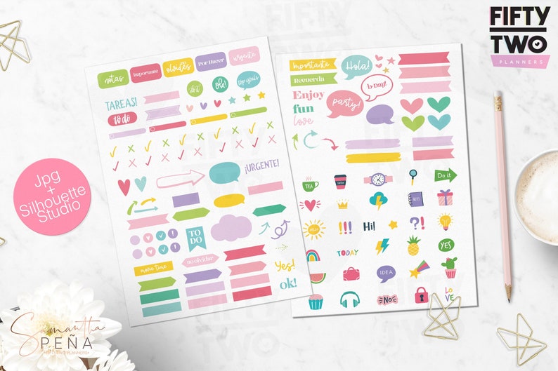 AGENDA STICKERS / planner stickers / stickers / 2022 / planner stickers / stickers / stickers image 1
