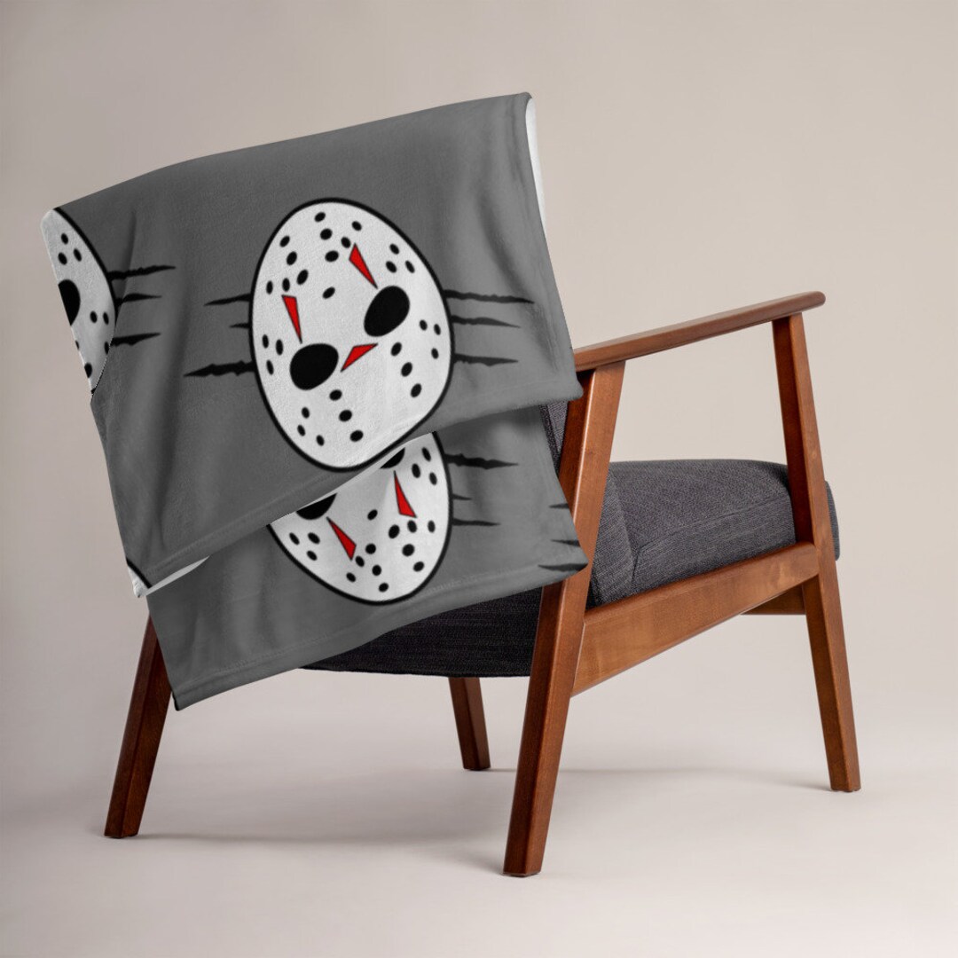 Jason Voorhees Friday the 13th Jason Throw Blanket Etsy