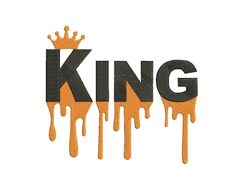 King embroidery design Black man embroidery designs Melanin embroidery African American man embroidery Black king embroidery design