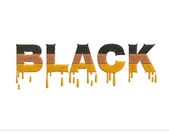 Black machine embroidery design Black history design African American woman embroidery Afrocentric embroidery design Words embroidery design