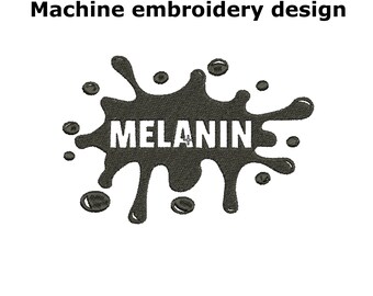 Diseño de bordado a máquina de melanina Diseño de historia negra Mujer afroamericana Bordado Diseño de bordado afrocéntrico Black lives matter