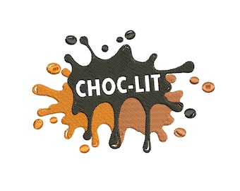 Choc-lit machine embroidery design Black history design African American embroidery Black woman are dope design Black woman are dope design
