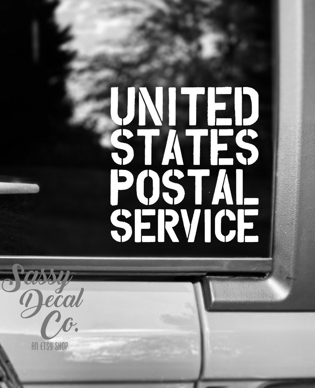 USPS Mail Carrier Decal Etsy