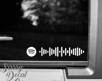 Spotify song code decal