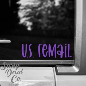 U.S. Femail Decal