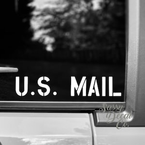 US Mail Military Style Decal