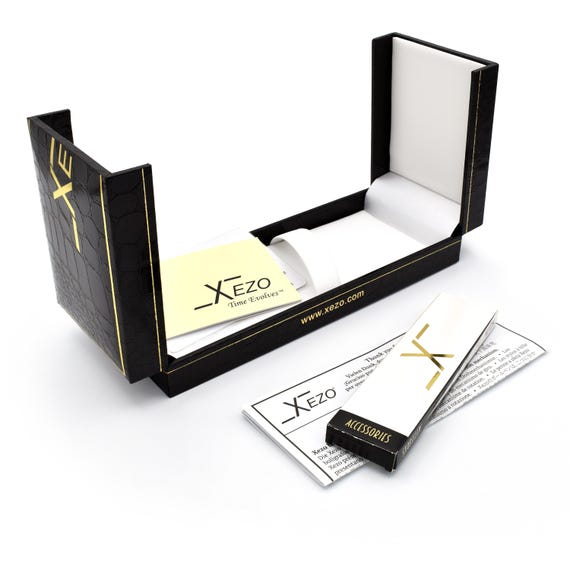 Xezo Fina Pluma Estilográfica, Negro Con Tapón De Rosca Edición