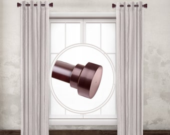 iSelect Home Decor 1 inch Side Curtain Rod 12-20 inch long (Set of 2)