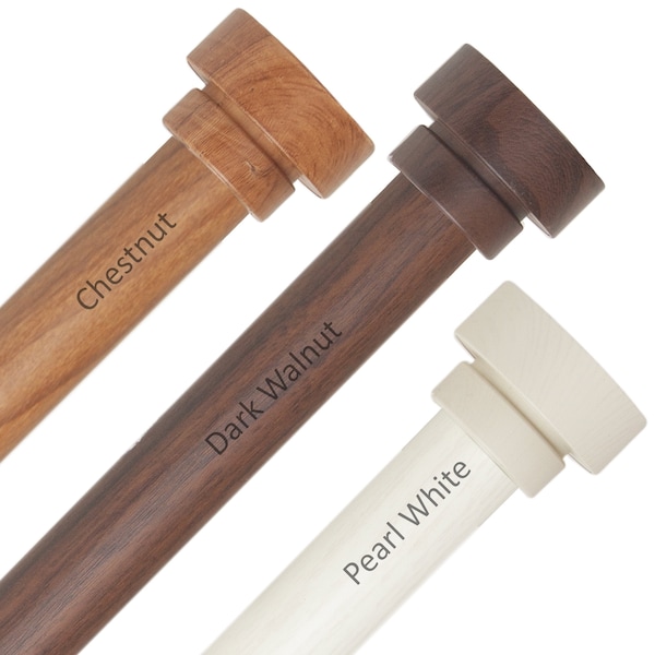 Wood Curtain Rod Etsy