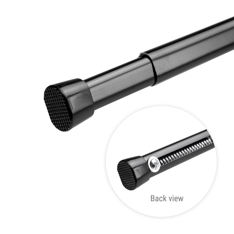 ISelect Home Decor 11/16 Oval Spring Tension Rod Set Etsy