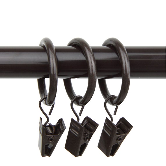 Iselect Home Decor 1 Curtain Rings W Clips Etsy