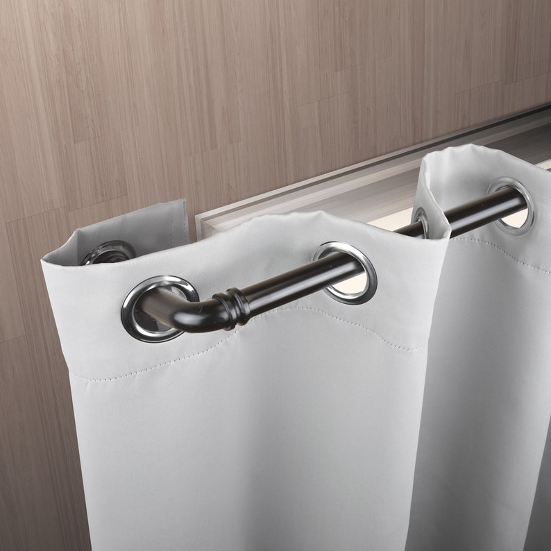 5/8 Inch Blackout Curtain Rod Etsy