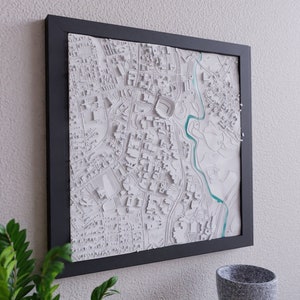 Athens, Georgia 3D College Campus Map | Personalized College Graduation Gift | University in Georgia Grad Gift Map of Georgia College UGA
