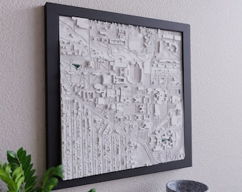 Boulder, Colorado 3D College Campus Map | Personalized College Graduation Gift | University in Boulder, Colorado | Grad Gift Map UCB