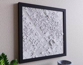 College Station Campus, Texas 3D College Campus Map | Personalized College Graduation Gift | University in Texas 2023 Grad Gift | Texas A&M