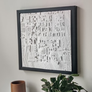 Birmingham, Alabama 3D Campus Map | Graduation Gift for Students and Graduates | College Grad Gift | University of Alabama Birmingham | UAB