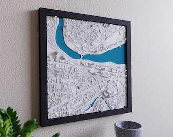 Boston, Massachusetts 3D College Campus Map Personalized College Graduation Gift | University in Boston Map Grad Gift, BU Boston University