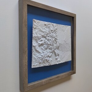 Colorado 3D Topographic Map | 3D State Map of Colorado Wall Art | 3D ...