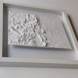 Colorado 3D Topographic Map | 3D State Map of Colorado Wall Art | 3D ...