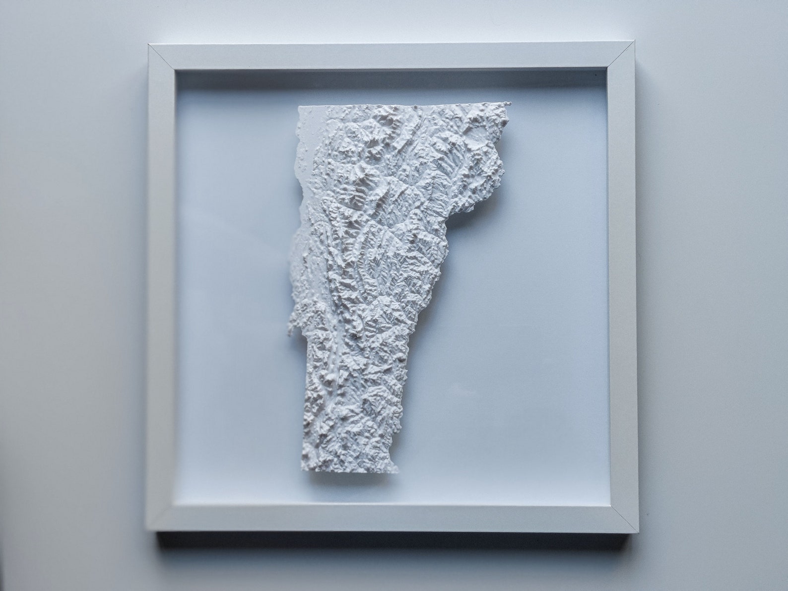 Custom 3d wooden map of Essex County,Vermont,United States