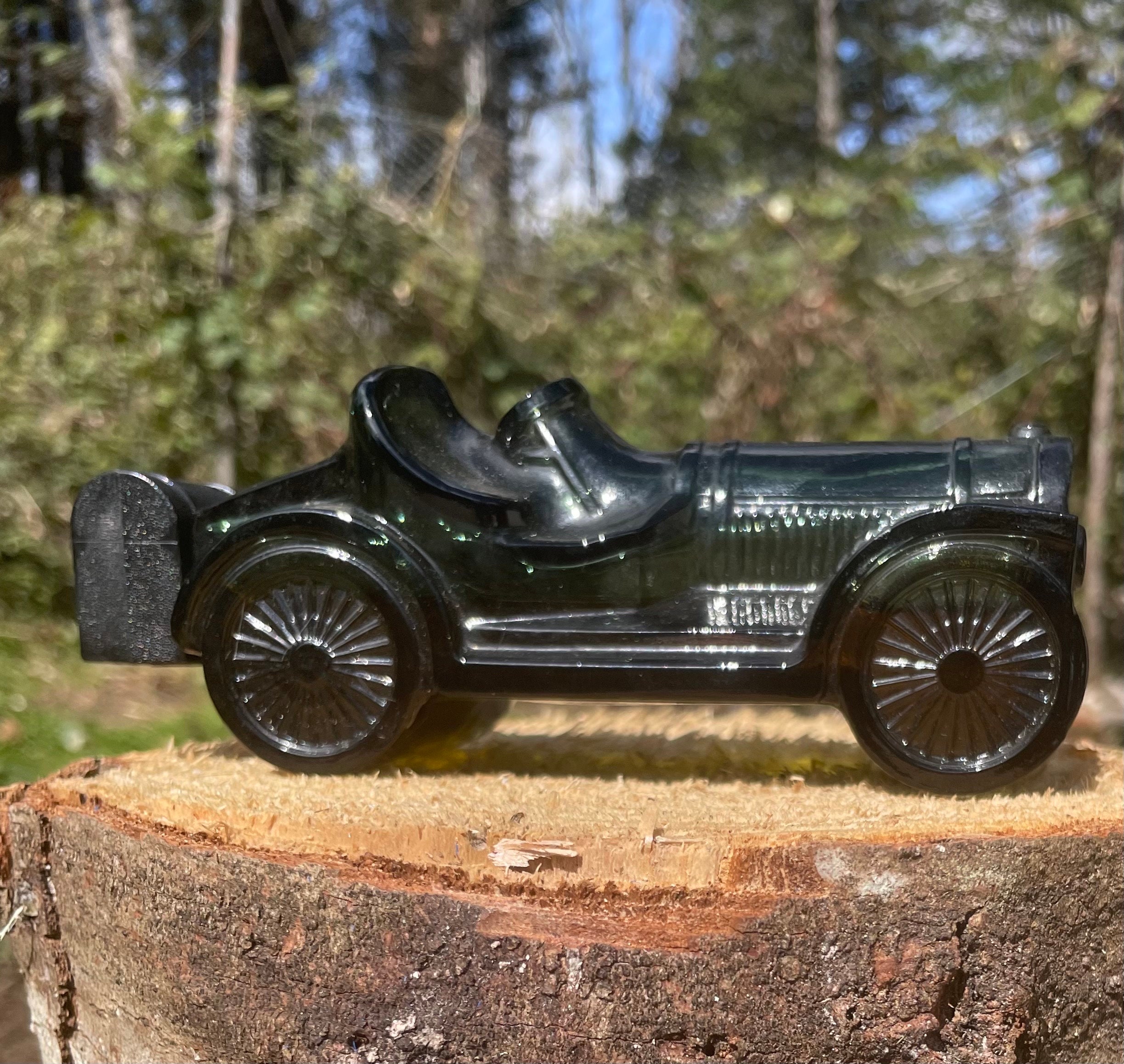 Avon Classic Car Green Glass Cologne Etsy