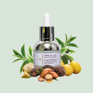 ANTI-AGING FACE serum, face oil for women with wrinkles, matures skin, fine lines, age spots, organic night repair moisturiser gift for her