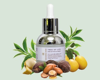 ANTI-AGING FACE serum, face oil for women with wrinkles, matures skin, fine lines, age spots, organic night repair moisturiser gift for her