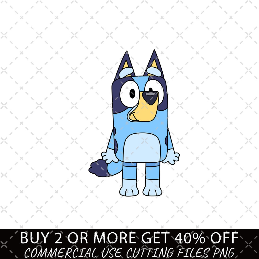 Bluey Muffin Emotion Png, Best Dad Png, Funny Dad Png, Bluey Rad Dad