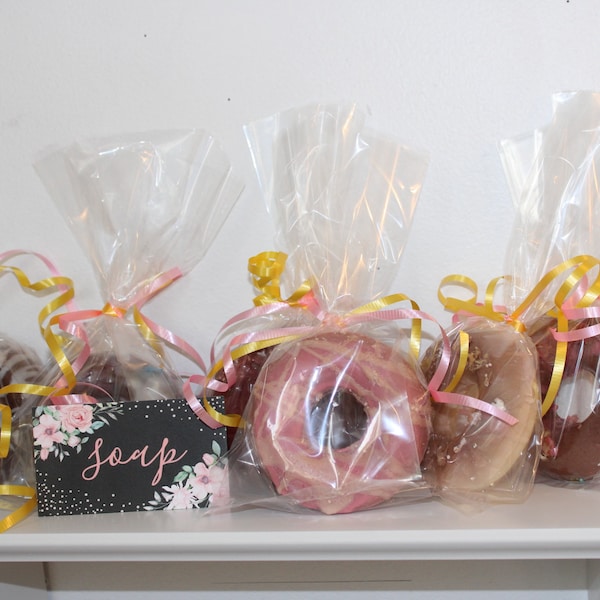 Donut handmade soaps, Gourmet Donut Soap, Party favors, Baby shower,  natural soaps, Mothers Day, Gift basket, Soap sets