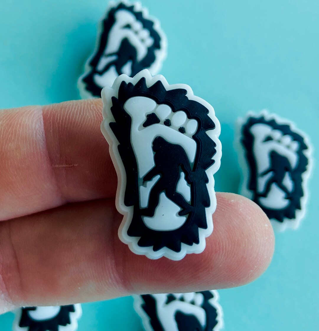 BIGFOOT CROC Charm Sasquatch Croc Charms Camping Croc Etsy