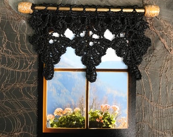 最安値に挑戦中 1日 Curtain Lace Drawstring Waist Coat black