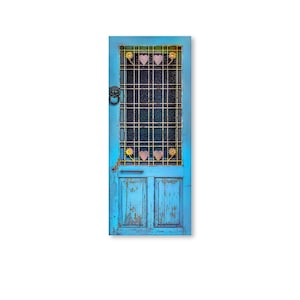 Miniature Rustic Faux Heart Door/Door Printed on Paper and Mounted on Chip Board/Diorama Doors/Doll House Doors/DIY Doors