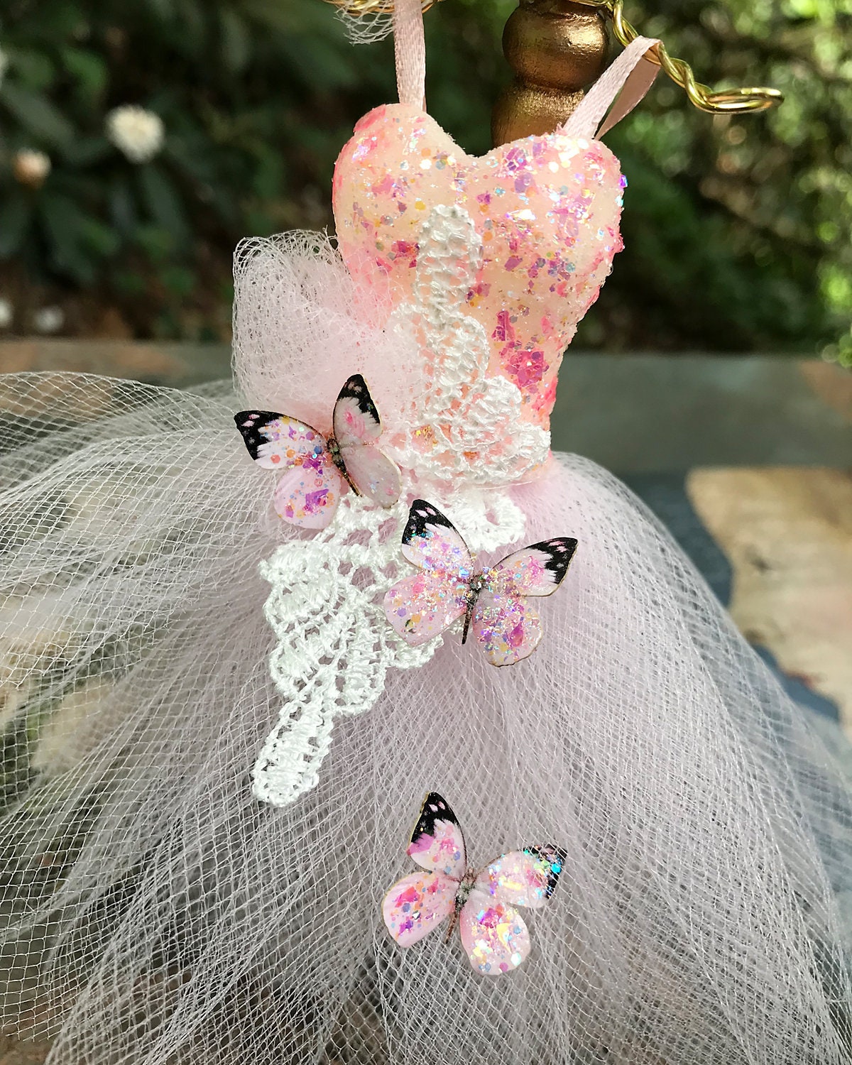 miniature fairy feather dress Whimsical Garden Fairy Feather Dress – Carmen Creation main image 0