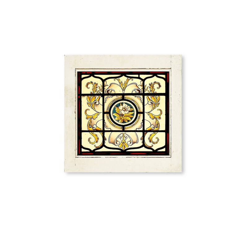 Faux Miniature Stained Glass Windows/windows Printed on Paper - Etsy