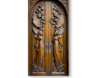 Faux Fairy Door/Printed Door/Chipboard Door/Room Box Door/Fairy Doors/Diorama Doors/DIY Doors/Miniature Doors