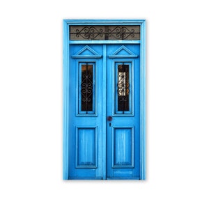 Faux Miniature Doll House Door/Door Printed on Paper and Mounted on Chip Board/Decorative Door for Dioramas/Room Box Doors