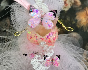 Fairy Dress/miniature Pink Butterfly Doll House Dress/fairy House Dcor/ fairy Gifts/miniatures - Etsy Fairy Dress/miniature Pink Butterfly Doll House Dress/fairy House Dcor/ fairy Gifts/miniatures - Etsy