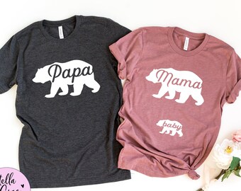 Mama Papa Bebe T Shirts Etsy