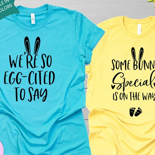 Easter Pregnancy Announcement Shirts Easter Baby Etsy