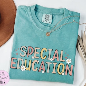 Special Education Comfort Colors® Shirt, Sped Teacher Tshirt, Autism Teacher Shirt, Special Education Teacher T-shirt, Gift for Sped Teacher