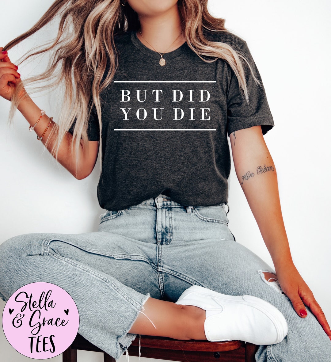 But Did You Die Funny Workout Shirt Funny Fitness Shirt - Etsy