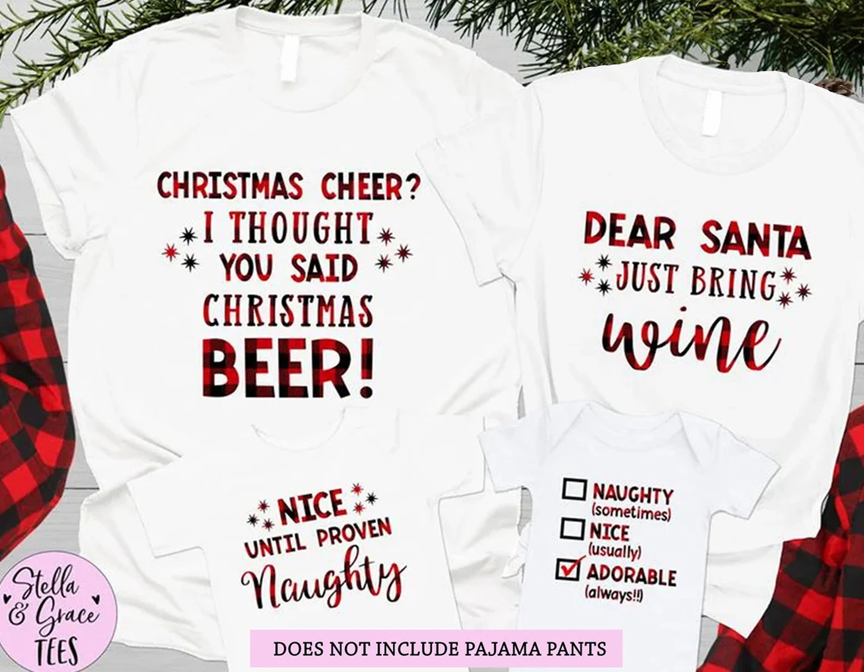 Funny Christmas Shirts Matching Family Christmas Tshirts Etsy