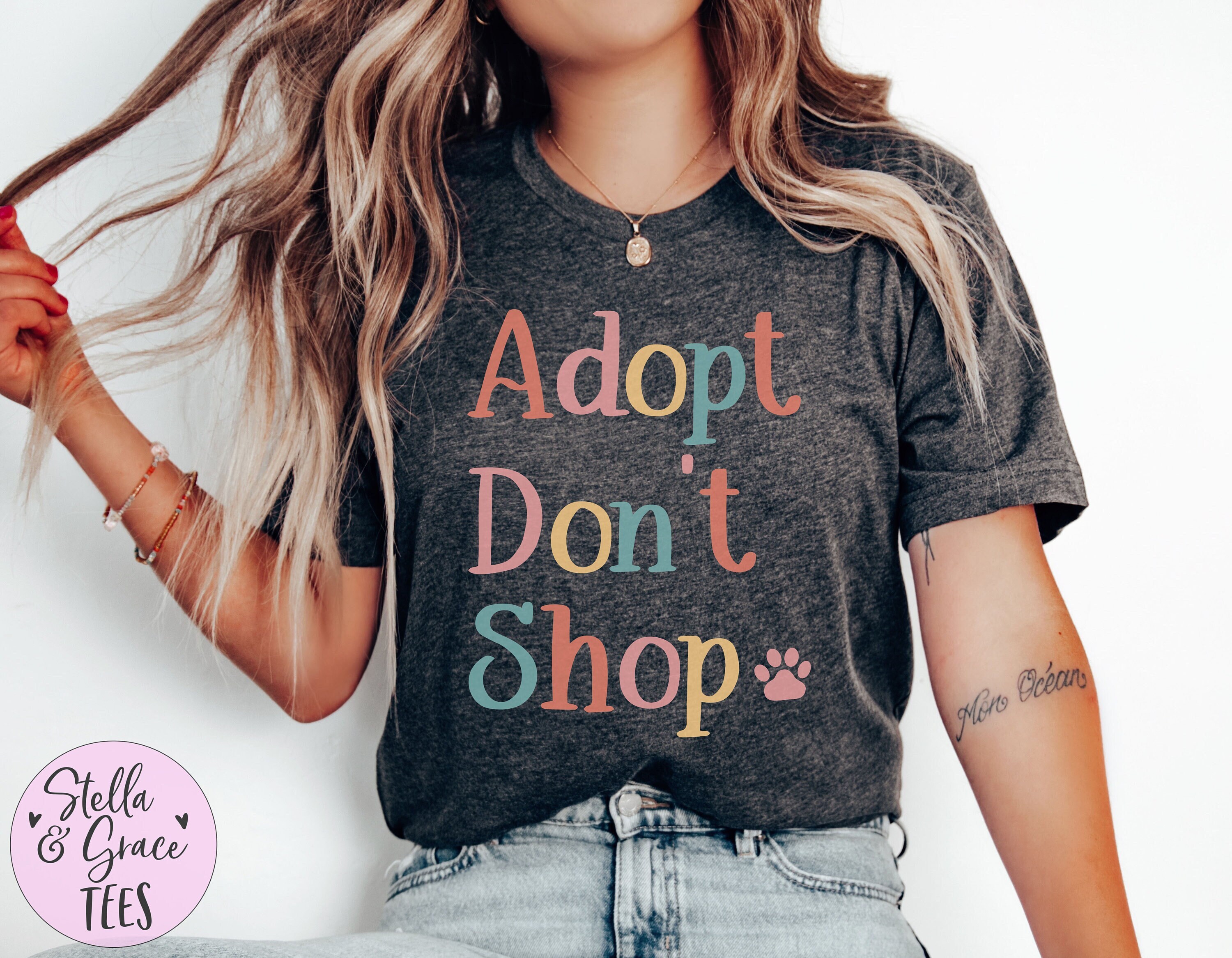 Adopt dont shop shirt hotsell