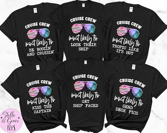 Matching Family Cruise Shirts: Funny Cruise Squad T-shirts