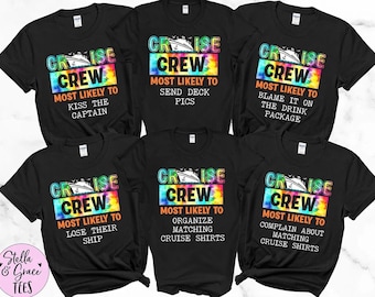Matching Family Cruise Shirts: Funny Cruise Squad T-shirts